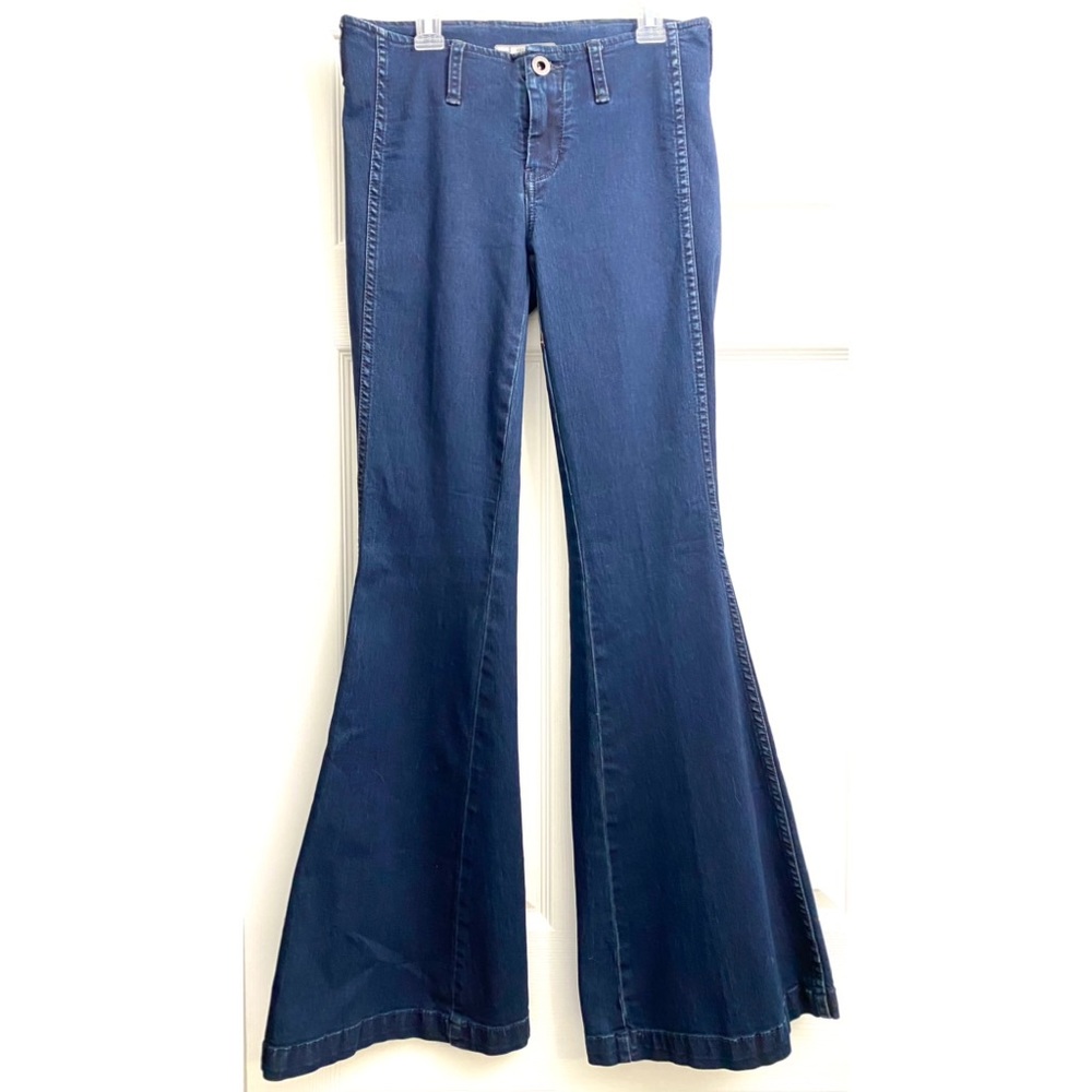NEW Free People High Waist Flare Bell Bottom Jeans